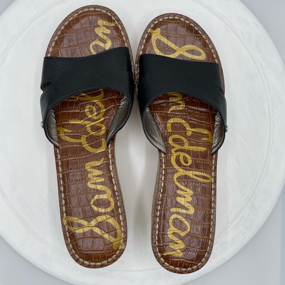 Sam Edelman REID Platform Cork Wedge Slide Sandals 9.5 - Picture 5 of 10